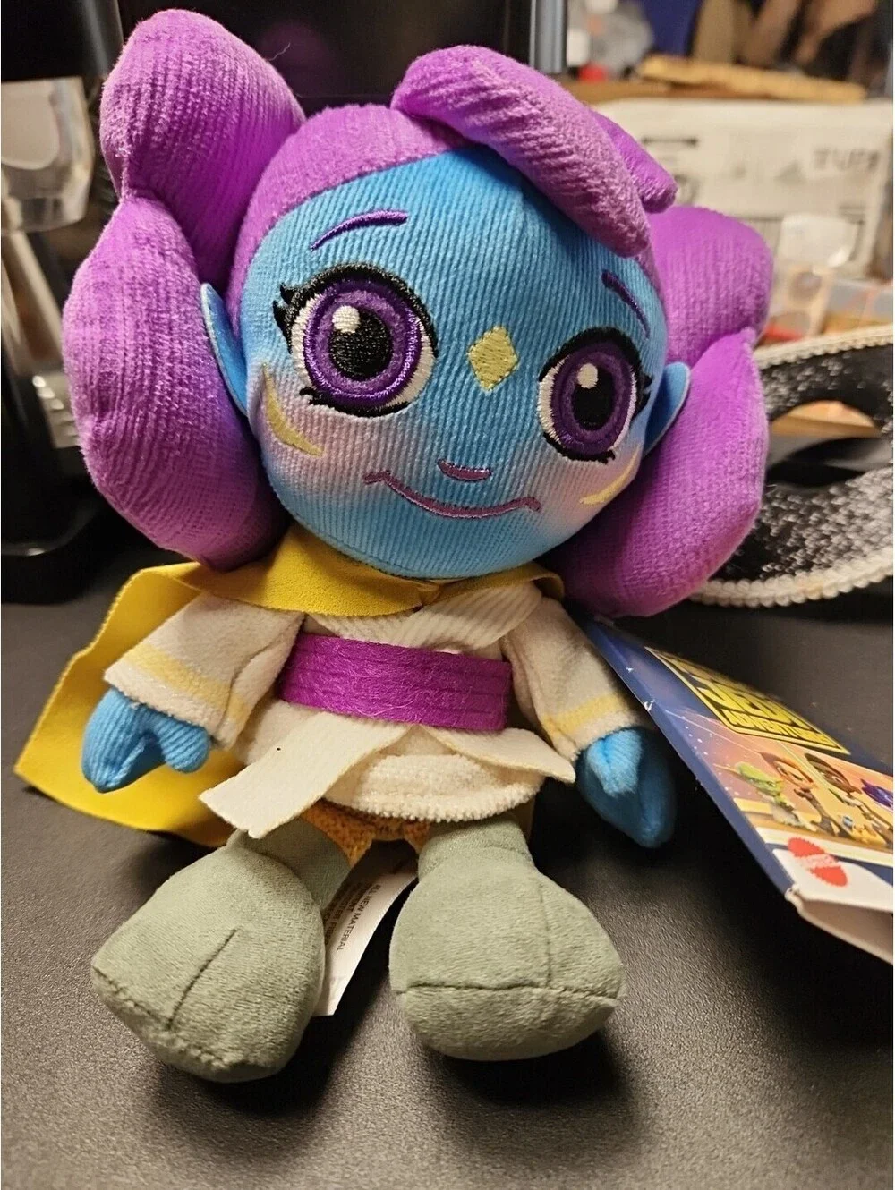 Disney Star Wars YOUNG JEDI ADVENTURES Lys Solay 9 InchPlush Stuffed Animal.